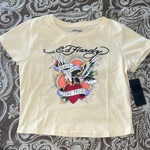 Ed Hardy Graffiti Crop Top